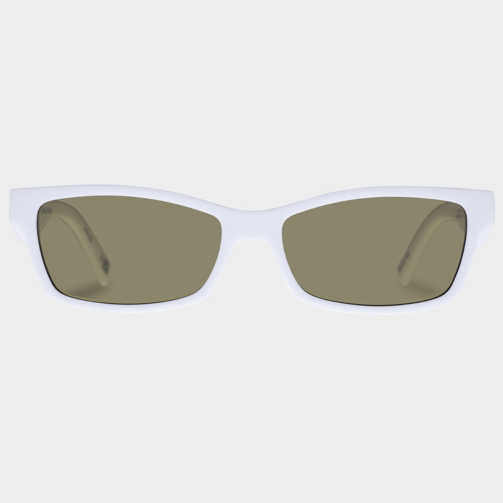 Plateaux White Uni-Sex Cat-Eye Sunglasses | Le Specs