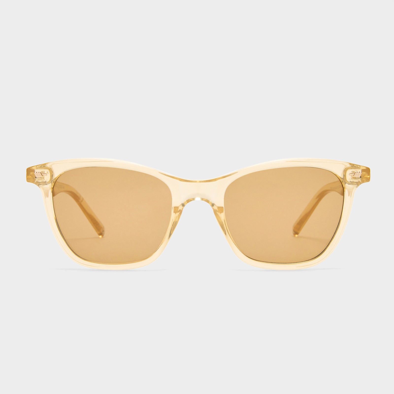 Nonsensical Blonde Uni-Sex D-Frame Sunglasses | Le Specs