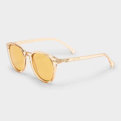 Bandwagon Sand Uni-Sex Round Sunglasses | Le Specs