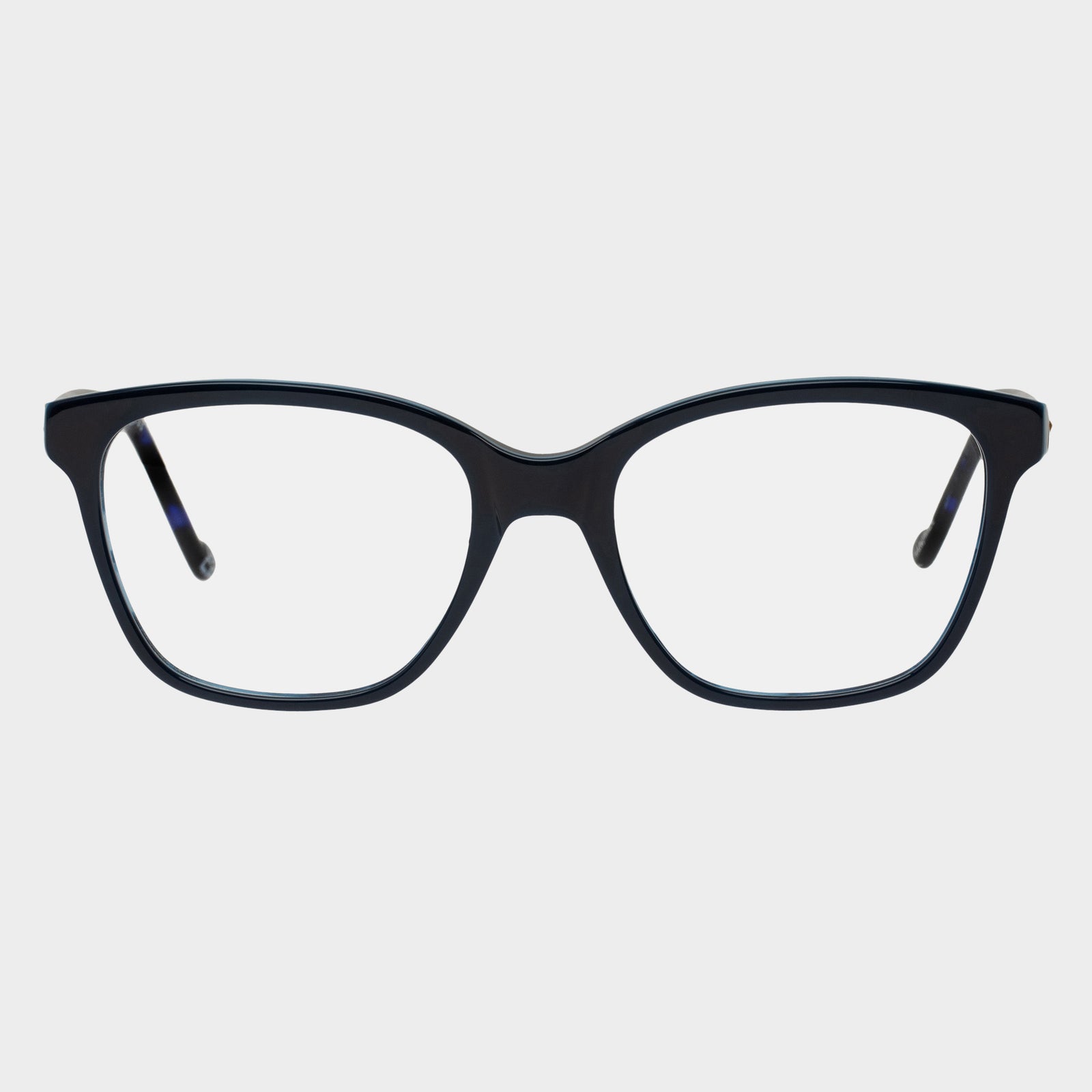 Bio-Typic Alt Fit Navy Navy Tort Female D-Frame Optical Frames | Le Specs