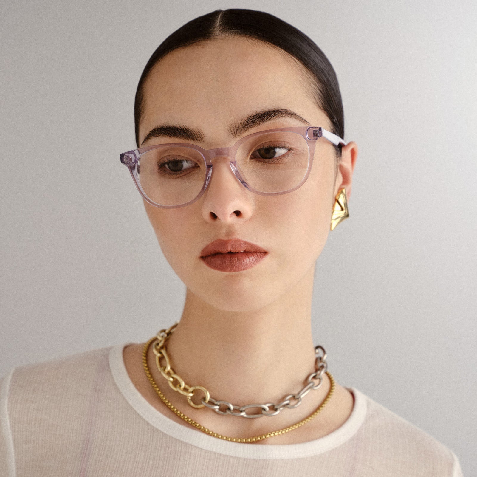 Believer Moonstone Female Round Optical Frames | Le Specs