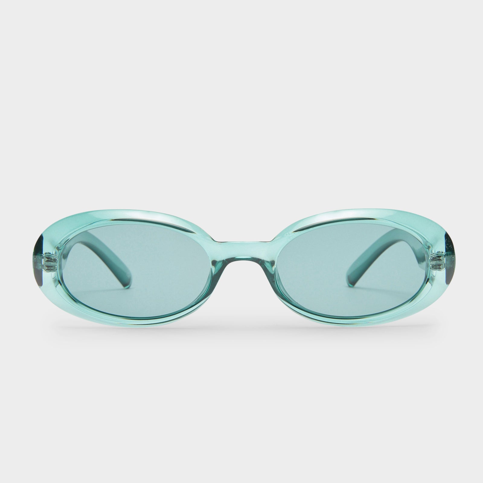 Work It Seafoam Female Oval Sunglasses | Le Specs