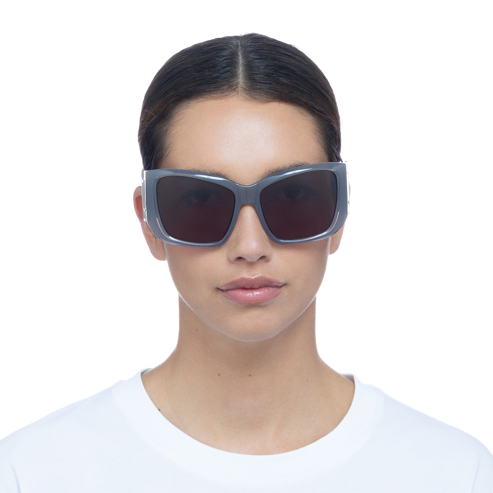 Primal Instinct Smoke Uni-Sex Square Sunglasses | Le Specs