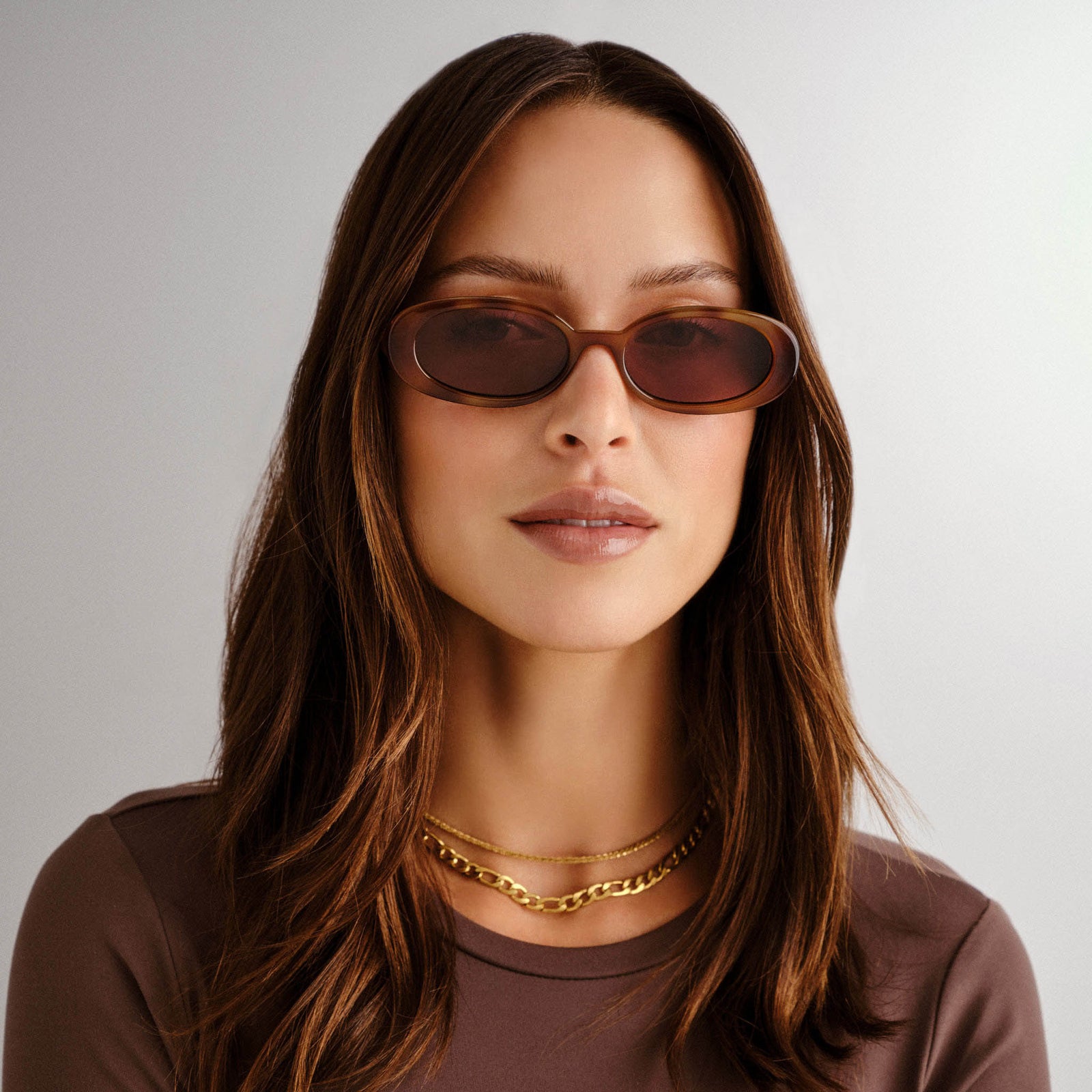 Outta Love Vintage Tort Female Oval Sunglasses | Le Specs