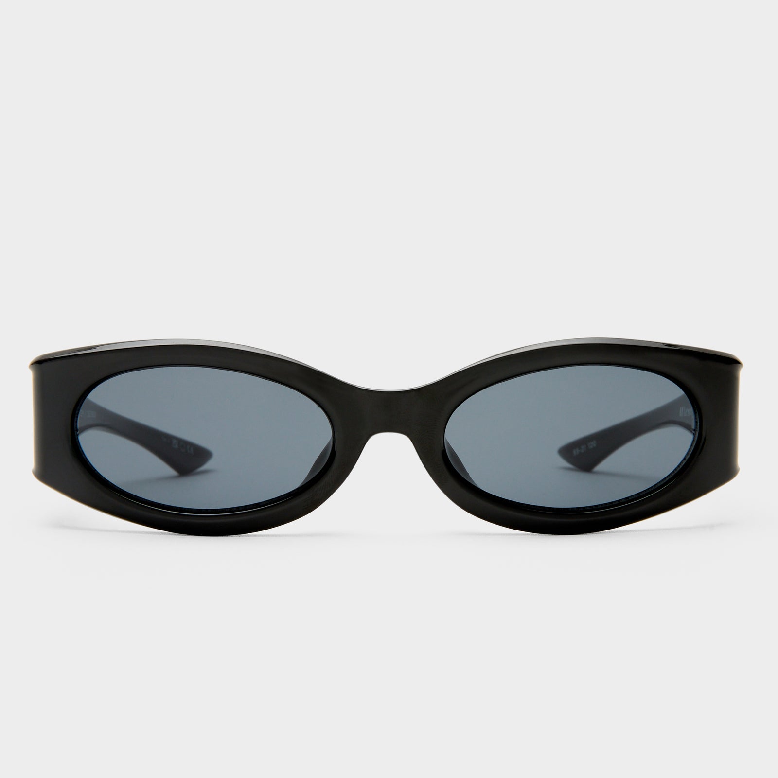 Glaciem Black Uni-Sex Wrap Sunglasses | Le Specs