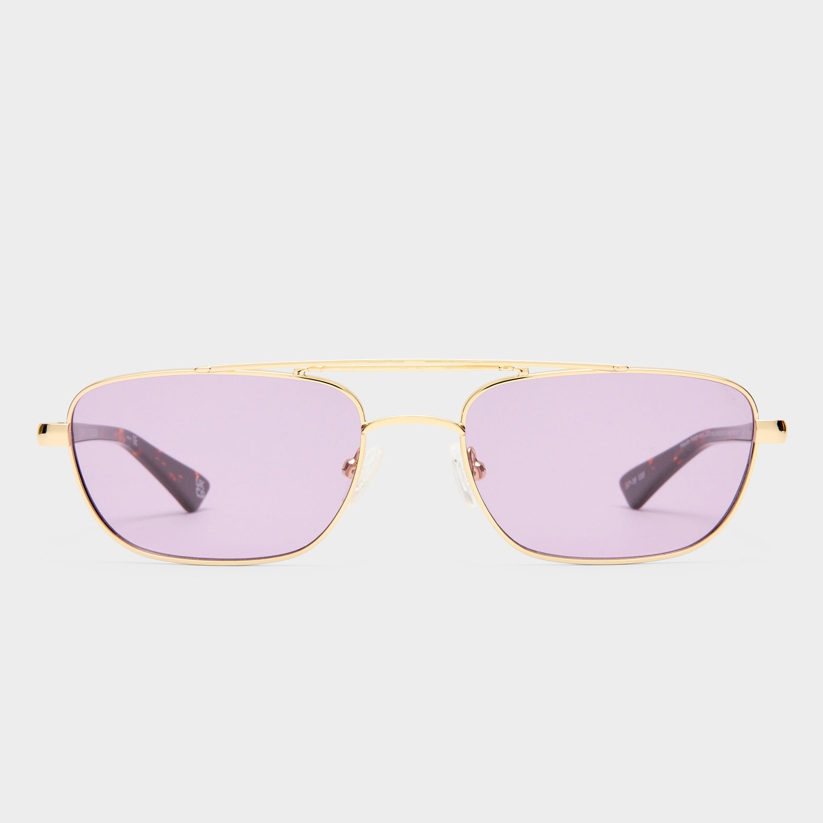 Le Mimi Gold Uni-Sex Aviator Sunglasses | Le Specs