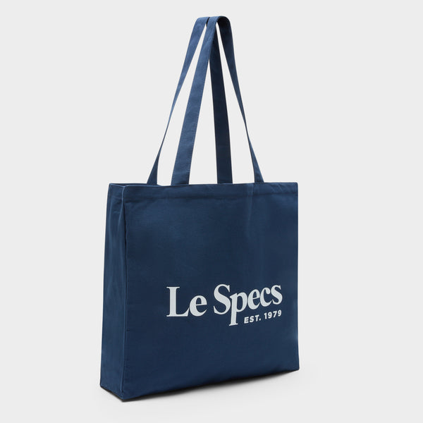 Le Specs Canvas Tote Bag Navy Uni-Sex | Le Specs