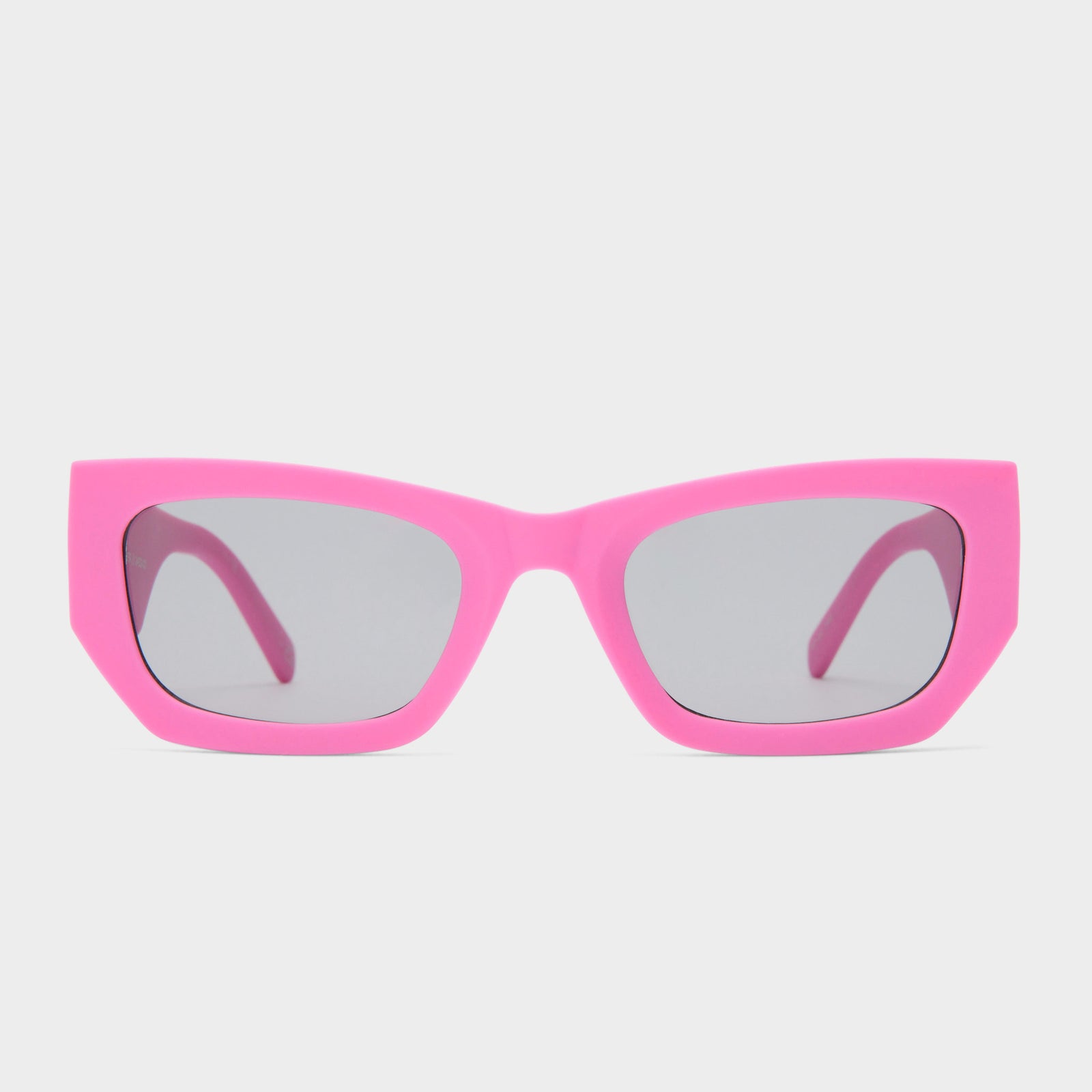 Beachcomber Matte Bubblegum Pink Female D-Frame Sunglasses | Le Specs