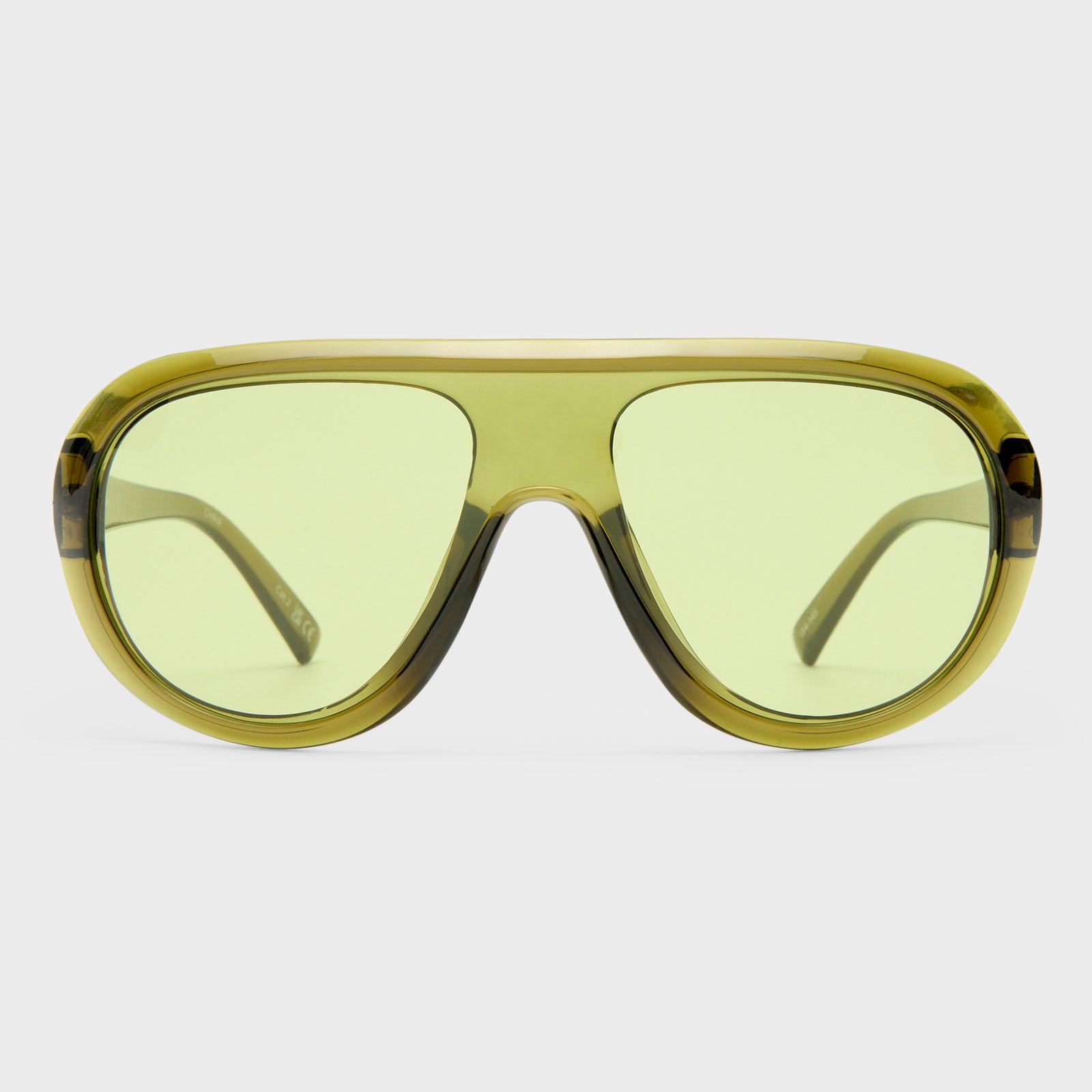 Obsession Wasabi Uni-Sex Shield Sunglasses | Le Specs