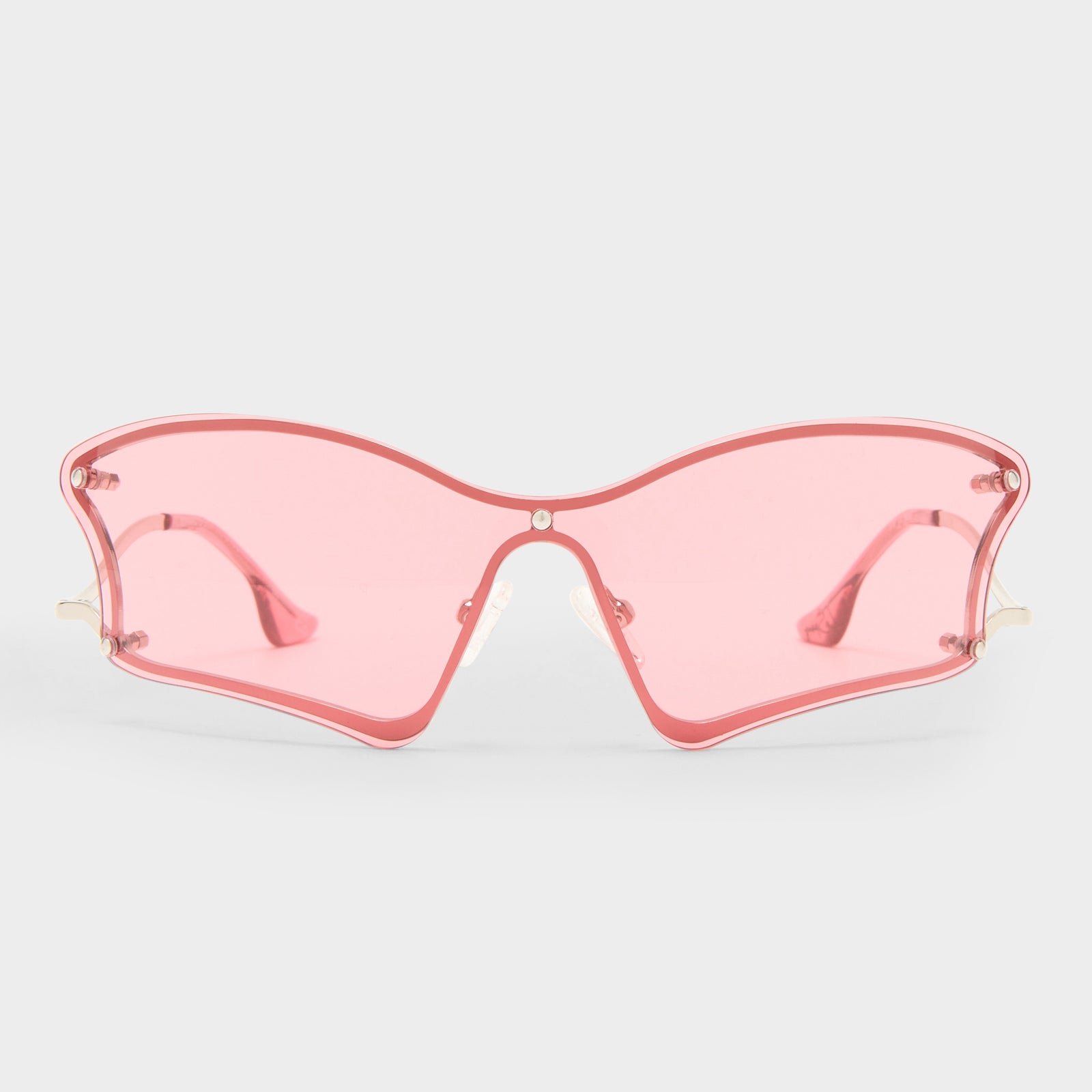 Nymph Silver Female Wrap Sunglasses | Le Specs