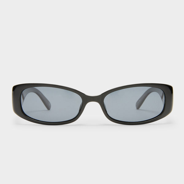 【関税込み】Le Specs ブラック Starlight サングラス Starlight Black Uni-Sex Rectangle Sunglasses | Le Specs