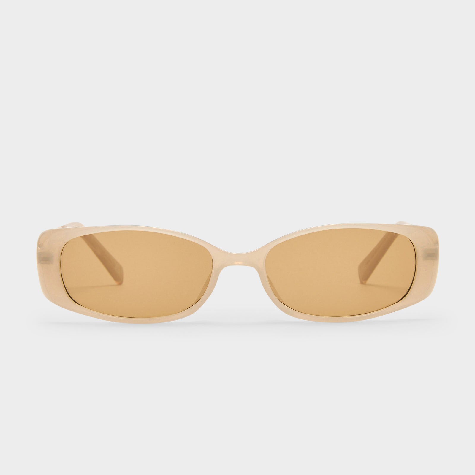 Lil Starlight Oatmeal Female Rectangle Sunglasses | Le Specs