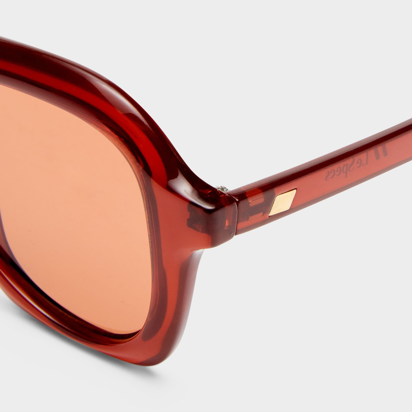 Drizzle Tangerine Uni-Sex Aviator Sunglasses | Le Specs