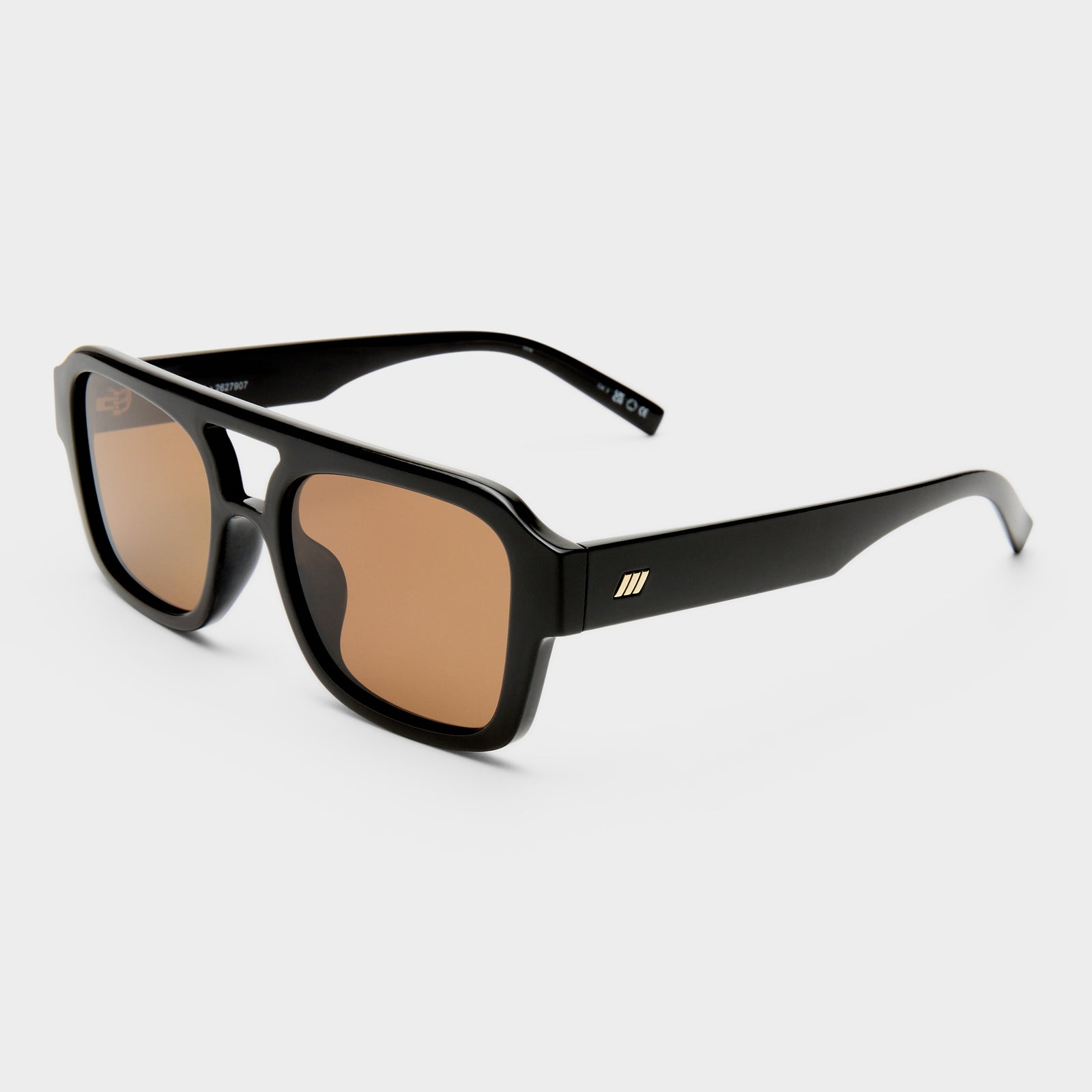 LGB GOD SPEED ブラック タンク Subzero Wide Fit Black Uni-Sex Aviator Sunglasses | Le Specs