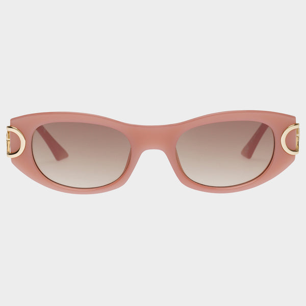 Hydrus Link Pink Female Oval Sunglasses | Le Specs display picture 2