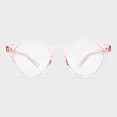 Light pink frame sunglasses best sale