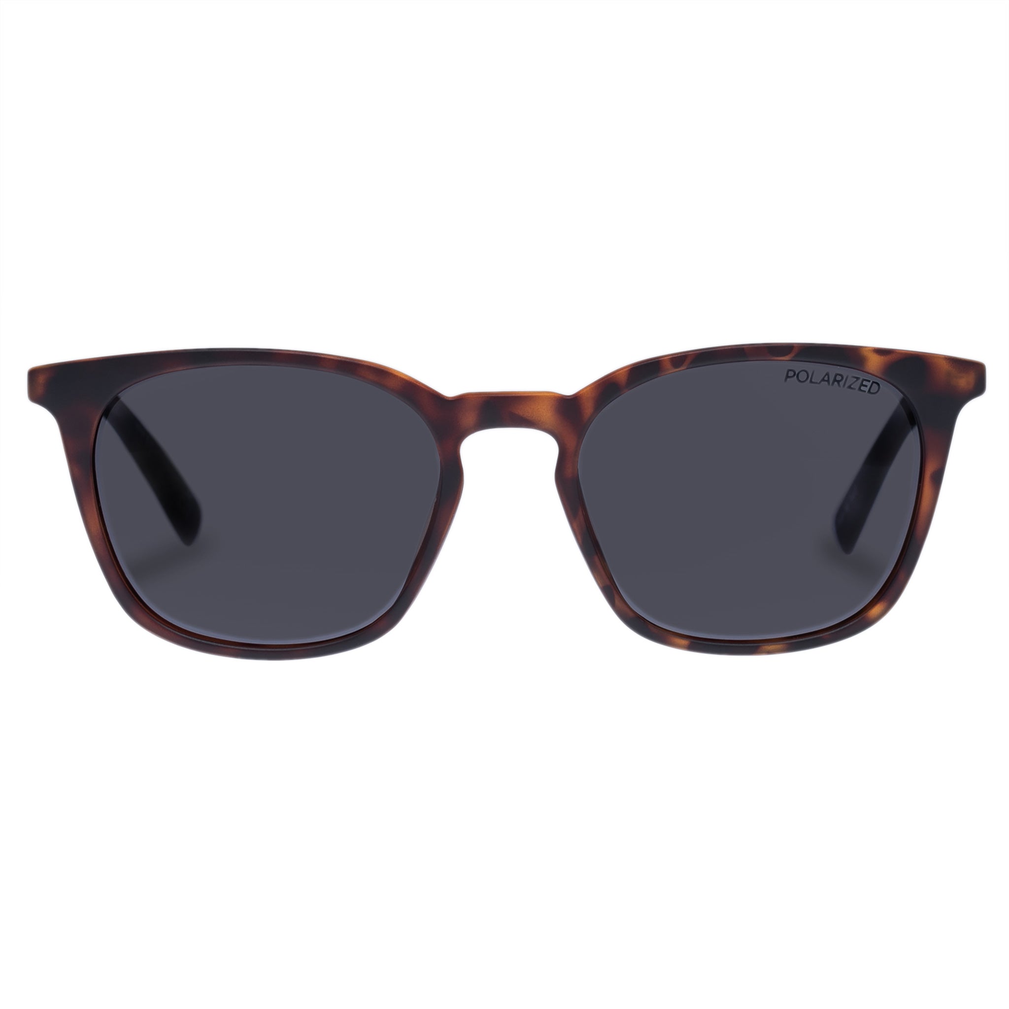 Huzzah Matte Tortoise Shell Uni-Sex D-Frame Sunglasses | Le Specs