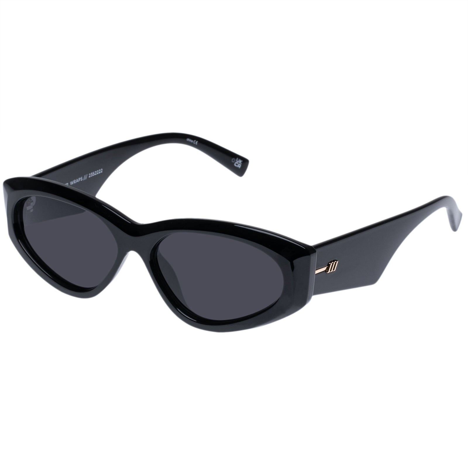 Wrap Wraps Specs Le Under Black Sunglasses | Uni-Sex