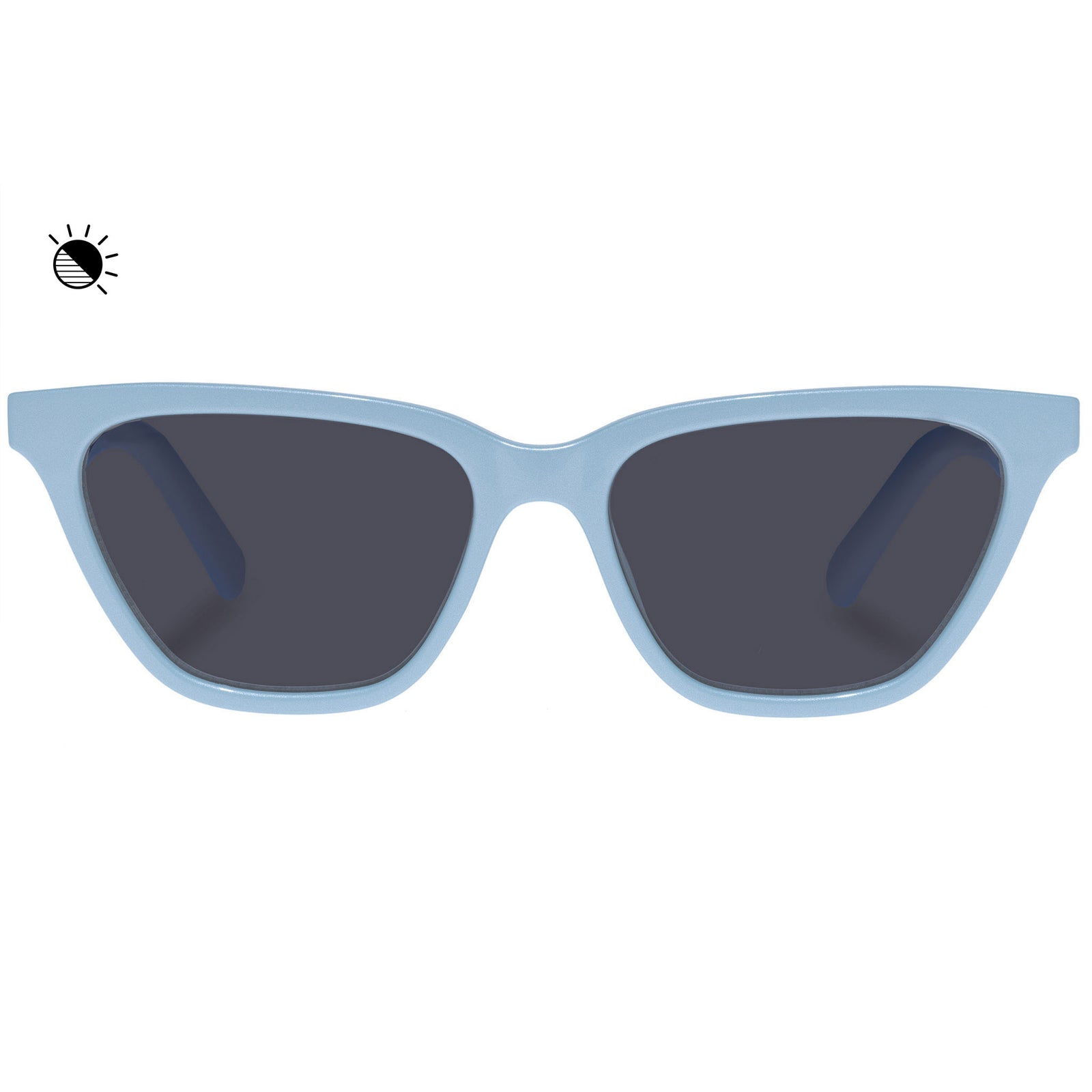 Dotcom Transition Lenses Metallic Lilac Uni-sex Wrap Sunglasses 