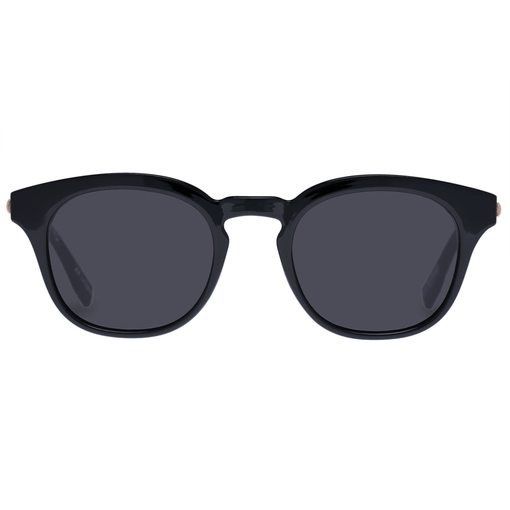 Trasher Black Uni Sex Square Sunglasses Le Specs 9000