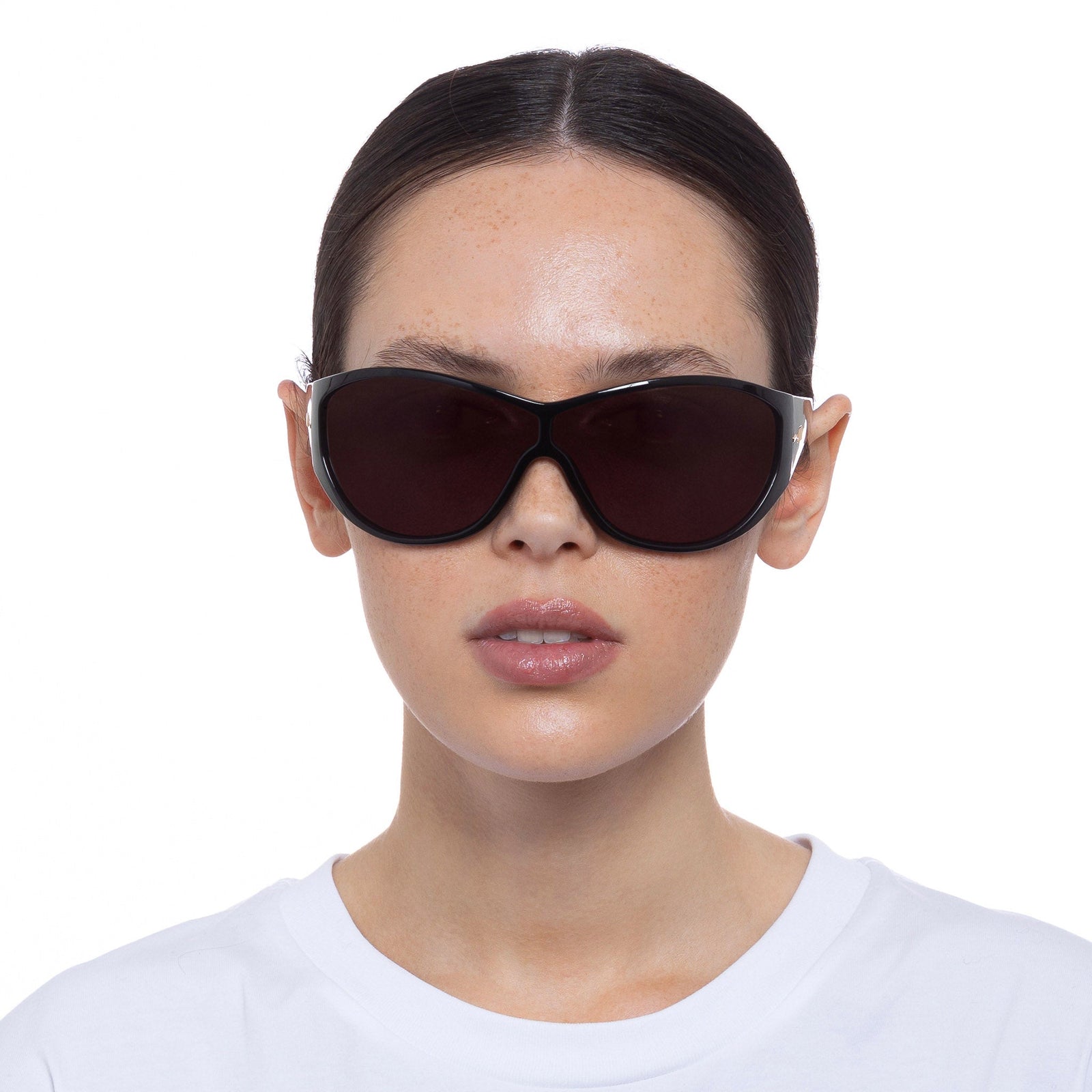 Black Uni-Sex Wraps Specs Le Under | Wrap Sunglasses