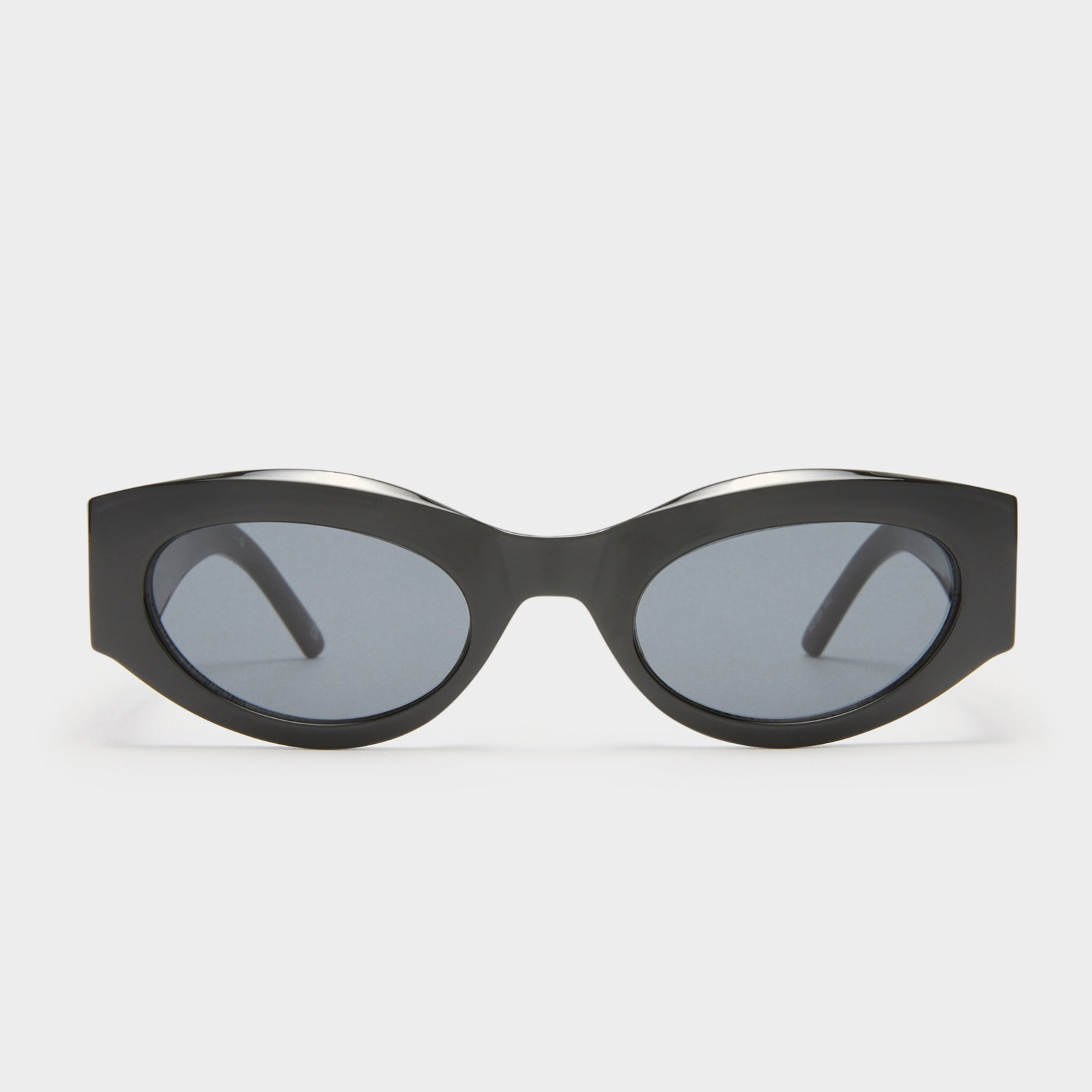 Body Bumpin Ii Black Uni-Sex Oval Sunglasses | Le Specs