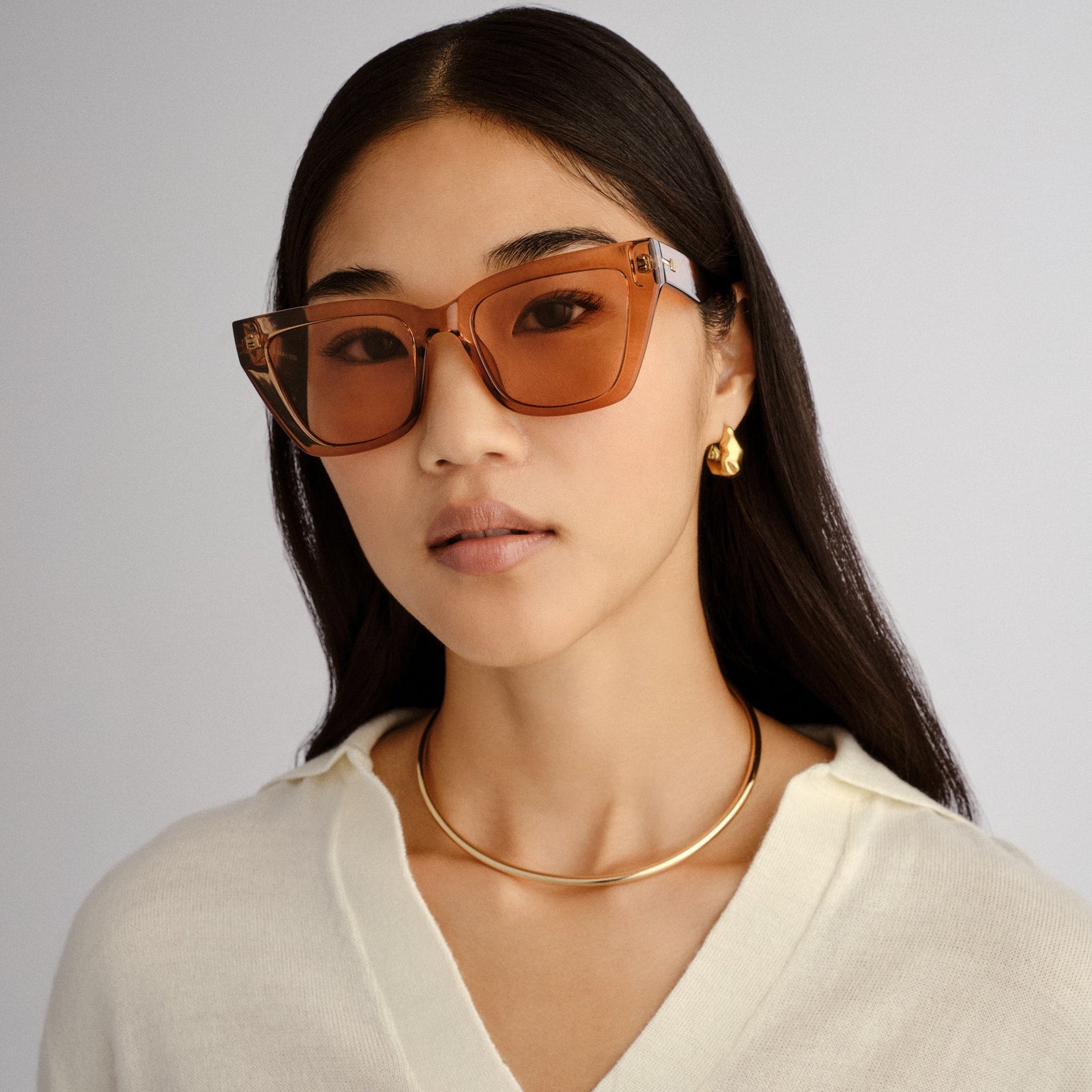 Le Coeur Barley Female Cat-Eye Sunglasses | Le Specs