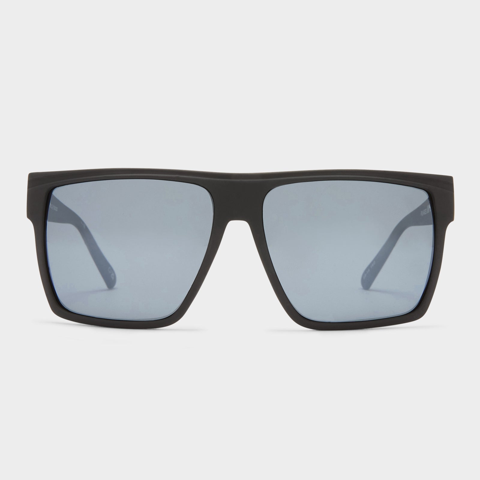 Dirty Magic Black Rubber Male D-Frame Sunglasses | Le Specs