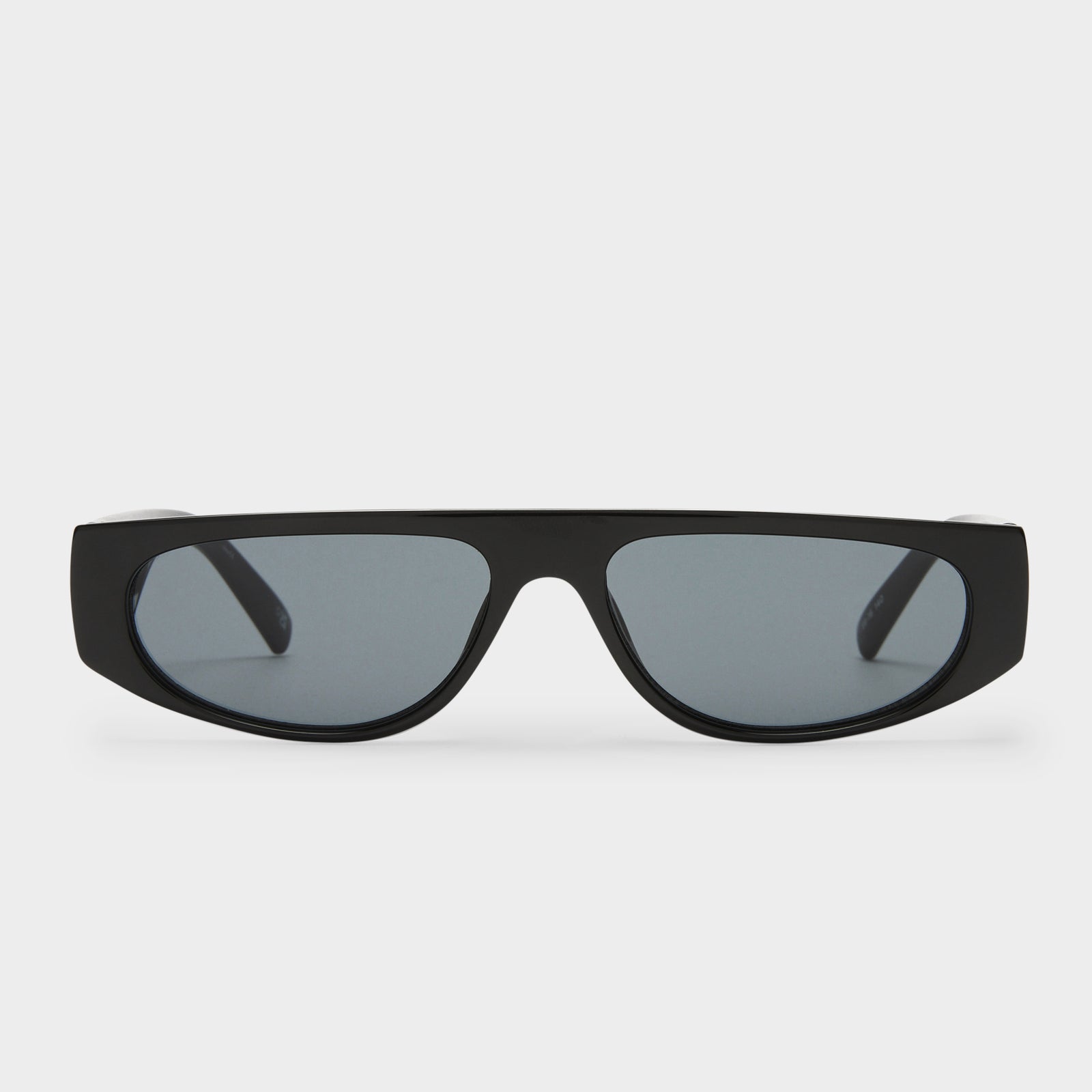 Le Ritual Black Uni-Sex D-Frame Sunglasses | Le Specs