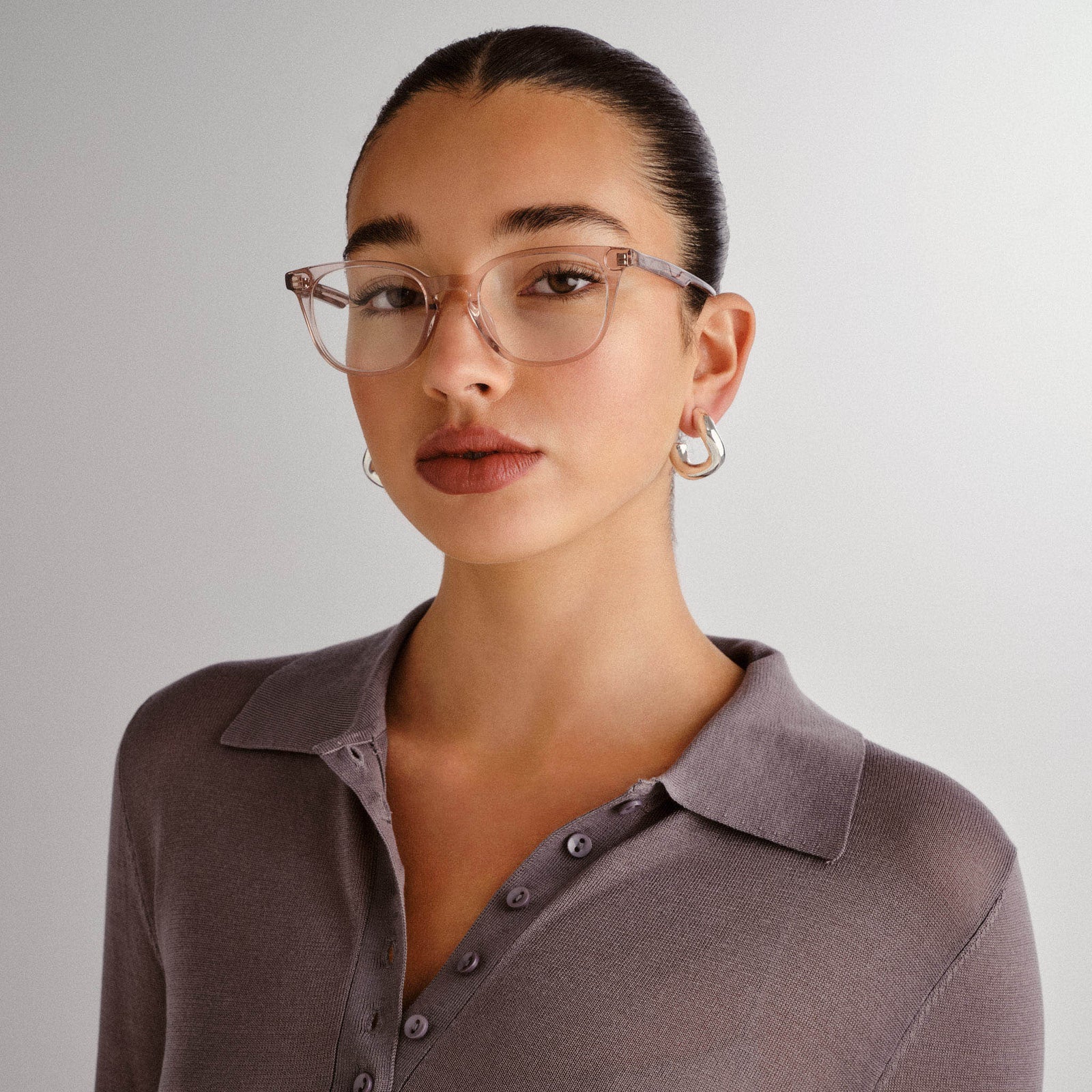 Believer Rosewater Female D-Frame Optical Frames | Le Specs