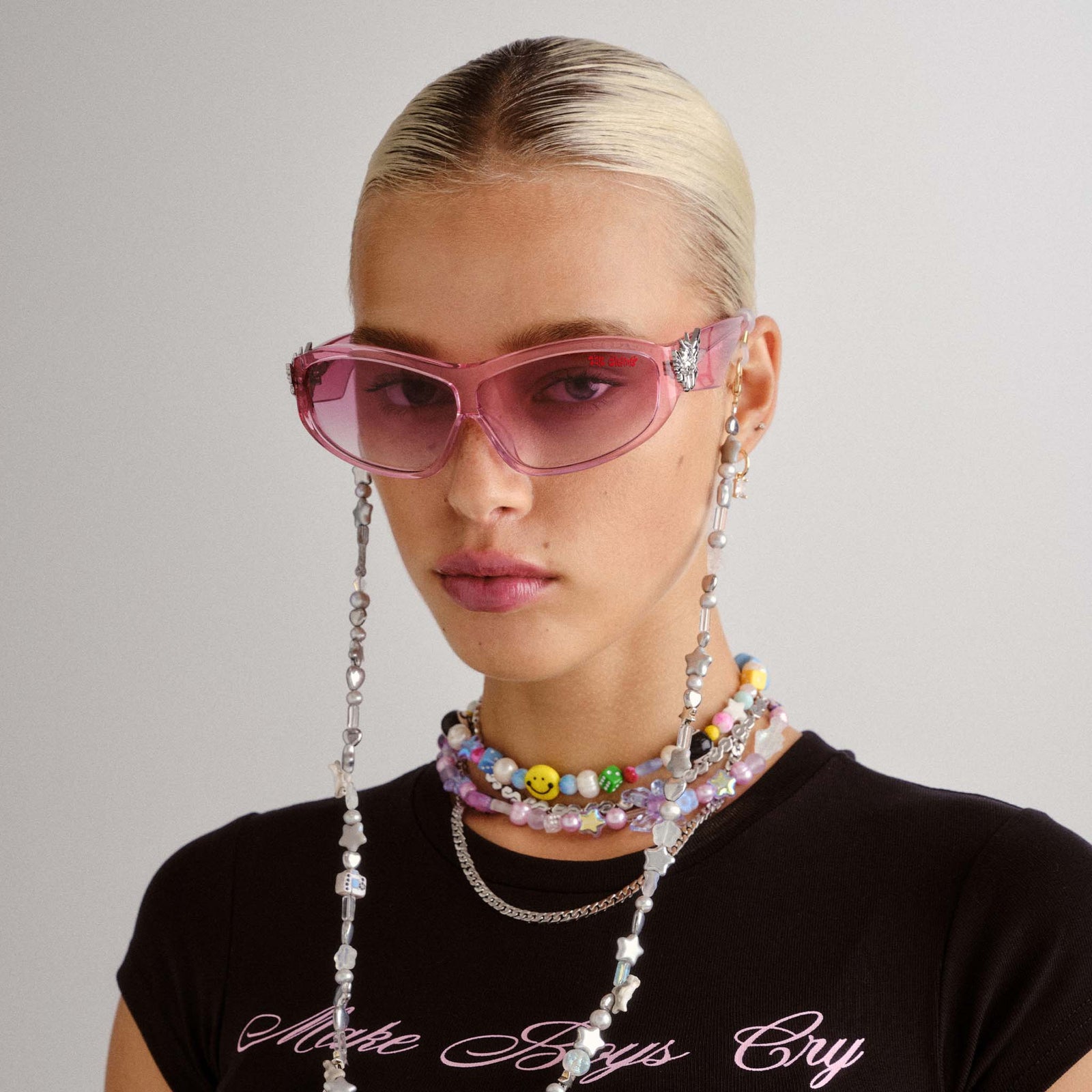 51 Percent Angel Marshmellow Uni-Sex D-Frame Sunglasses | Le Specs