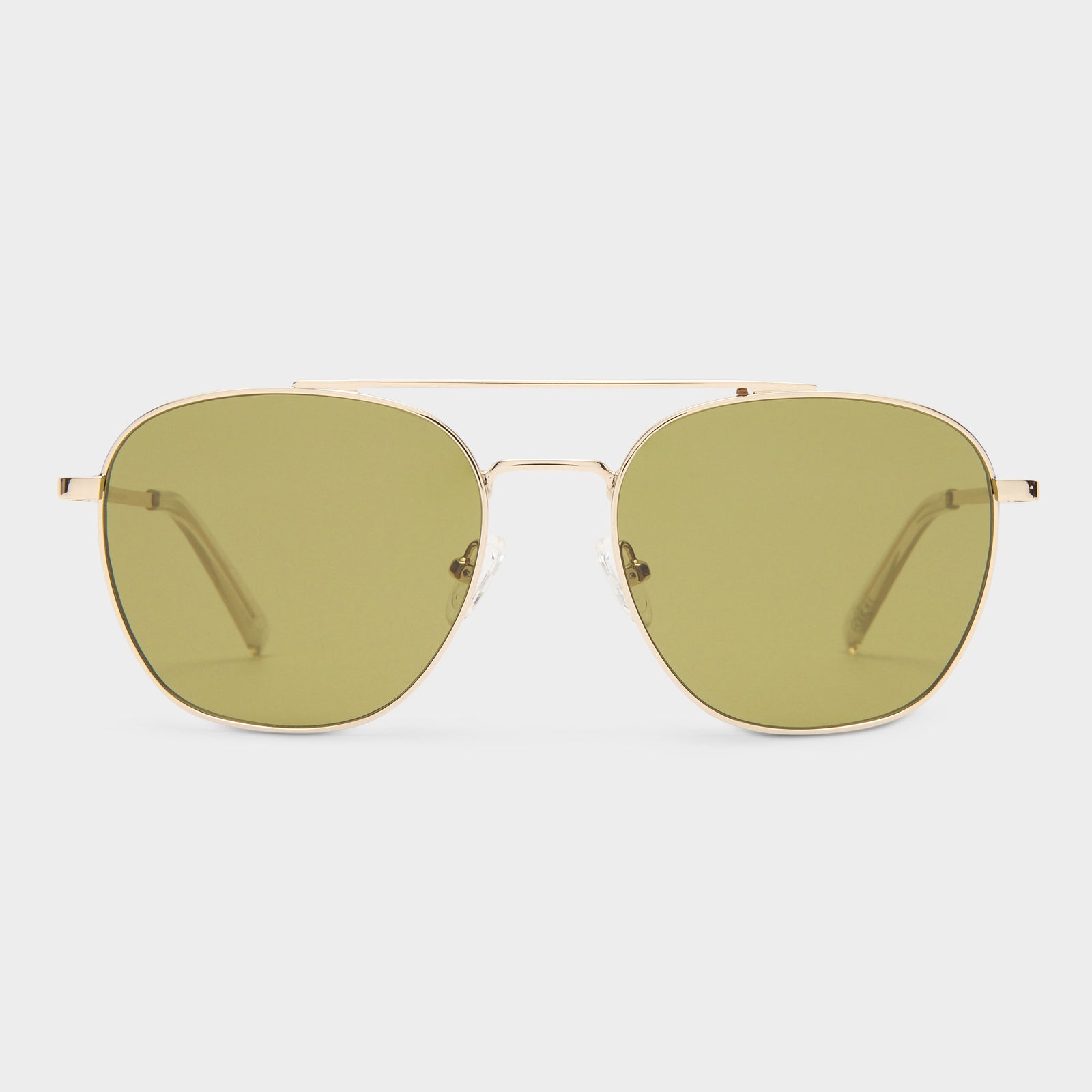 Metaphor Gold Uni-Sex Aviator Sunglasses | Le Specs