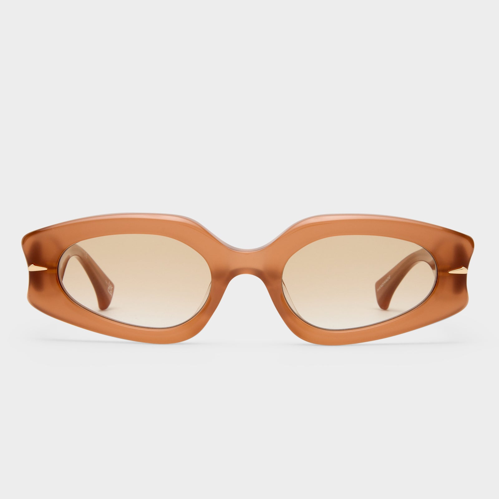 Lunar Tan Female Oval Sunglasses | Le Specs