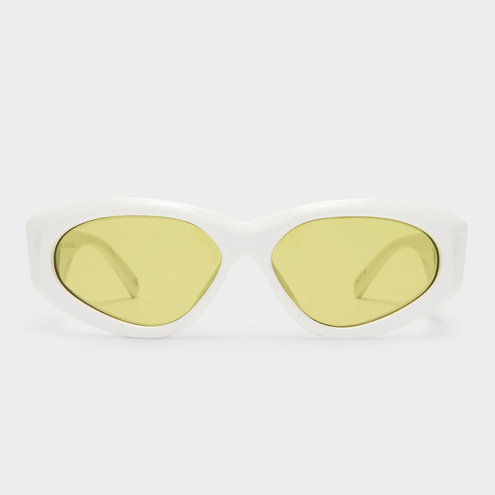 Under Wraps White Female Wrap Sunglasses | Le Specs