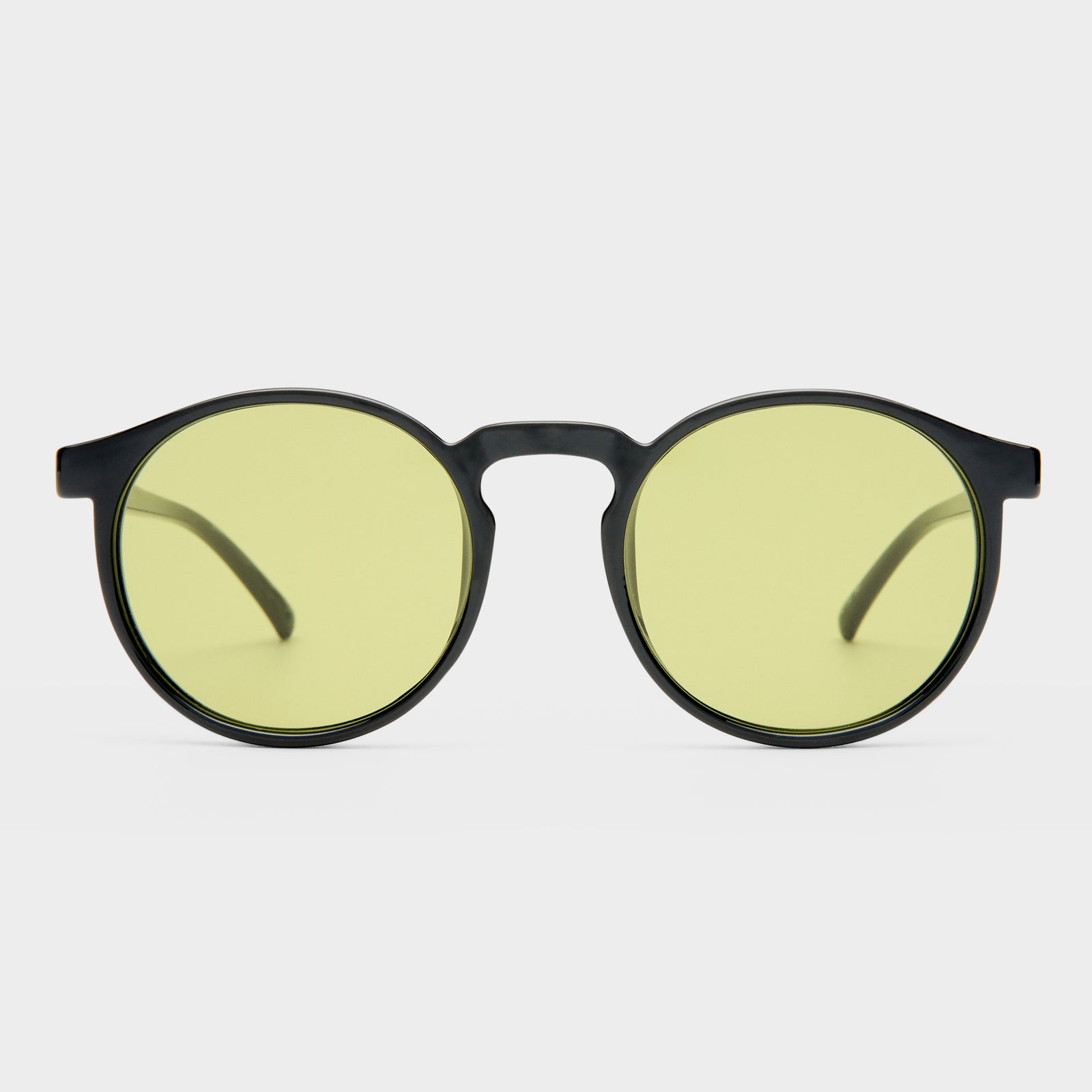 Teen Spirit Deux Black Uni-Sex Round Sunglasses | Le Specs
