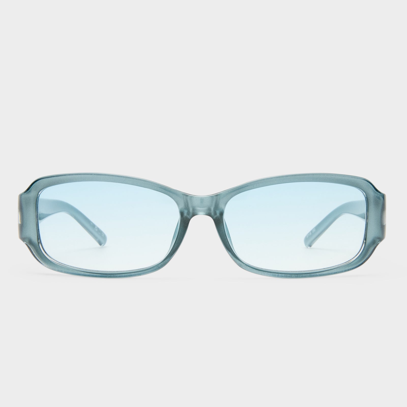 Gigglemug Blue Pearl Uni-Sex Rectangle Sunglasses | Le Specs