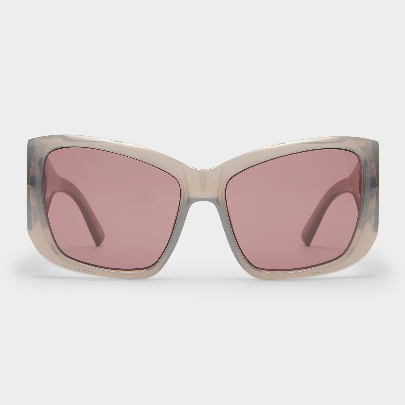 Primal Instinct Smoke Uni-Sex Square Sunglasses | Le Specs