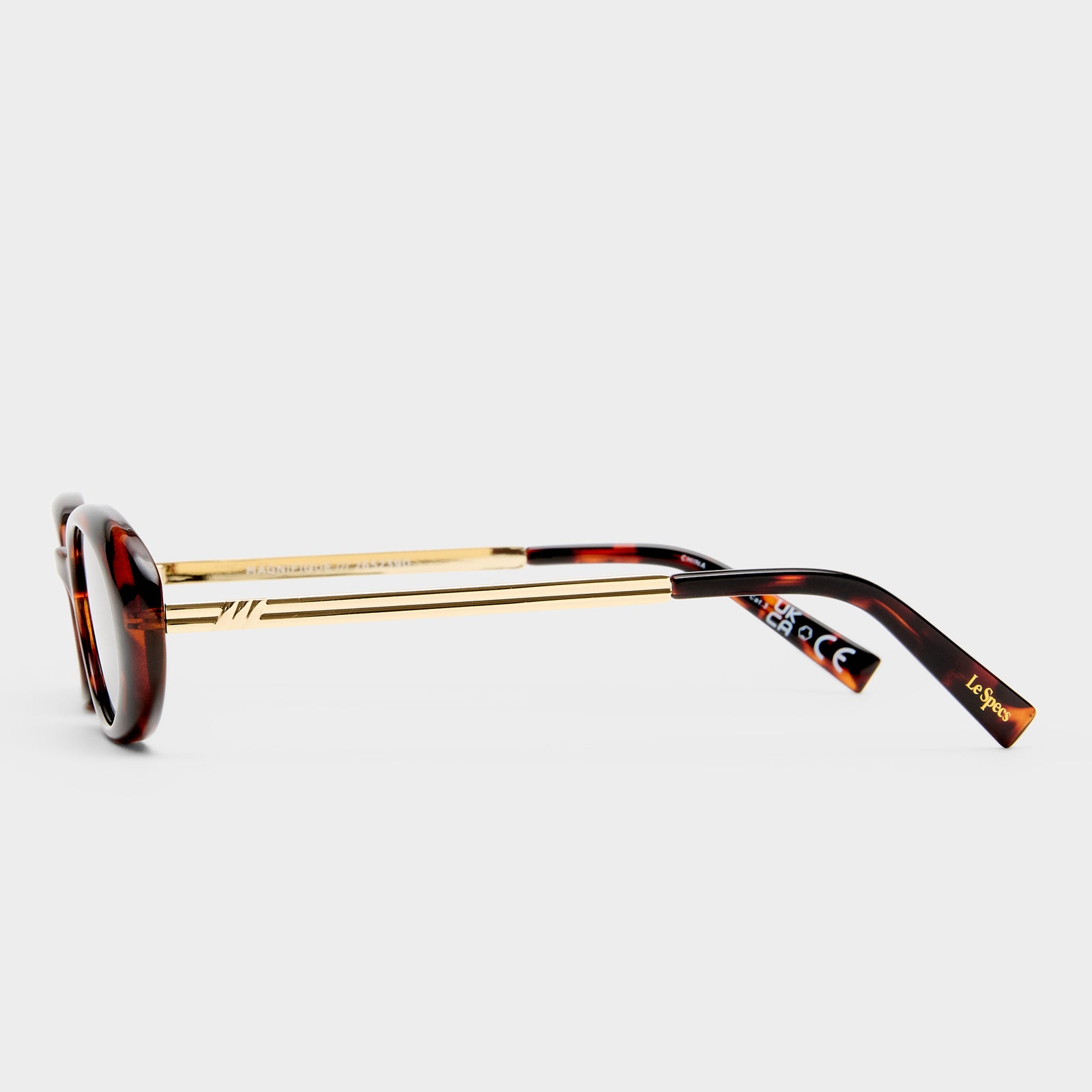 Magnifique Dark Tort Female Oval Sunglasses | Le Specs