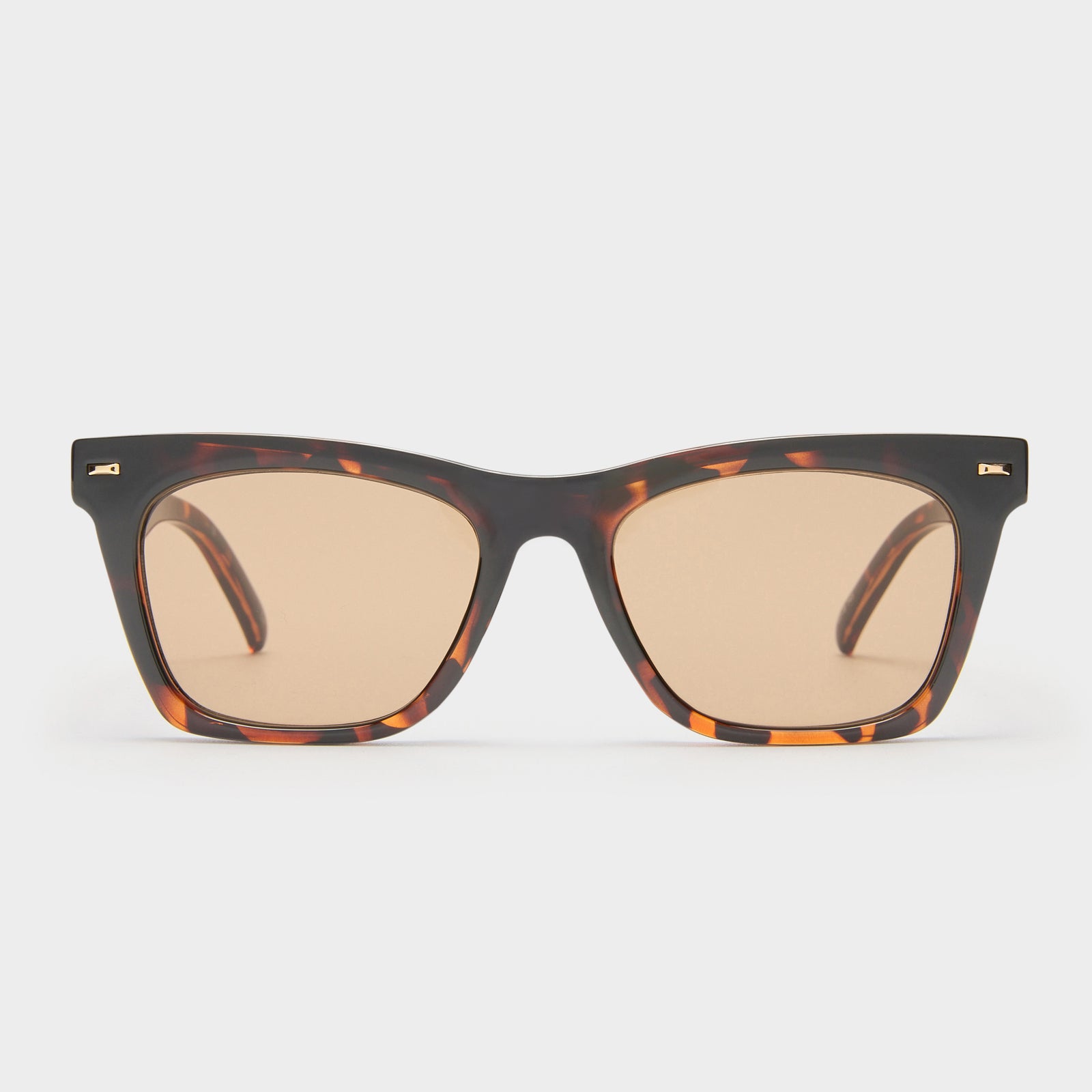 Chante Dark Tort Female D-Frame Sunglasses | Le Specs