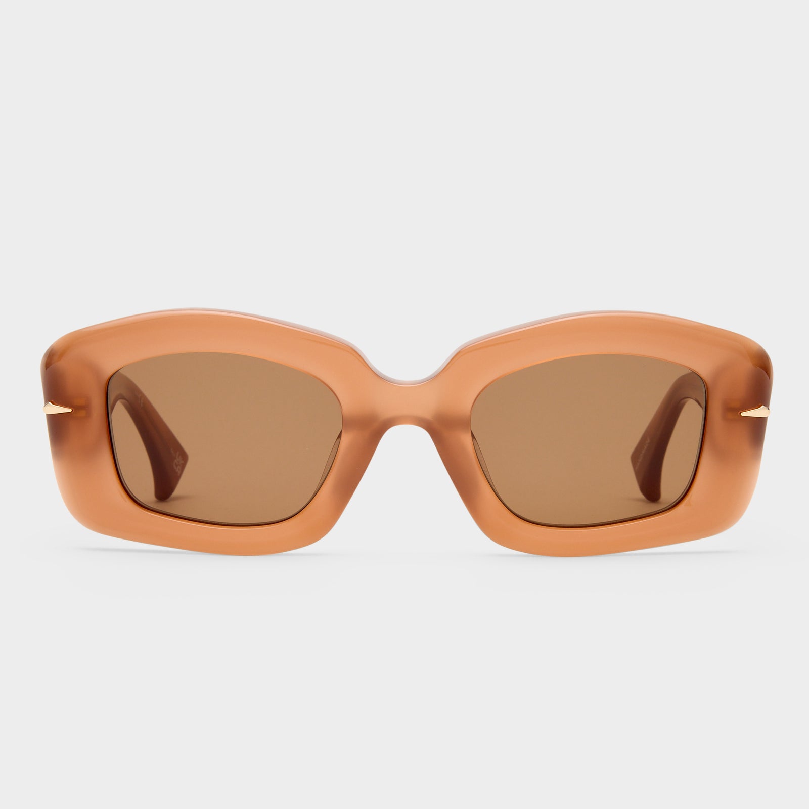 Celestina Tan Female Square Sunglasses | Le Specs