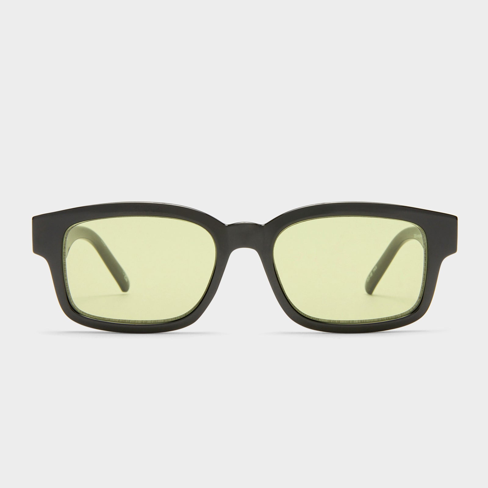 Recarmito Black Uni-Sex Rectangle Sunglasses | Le Specs