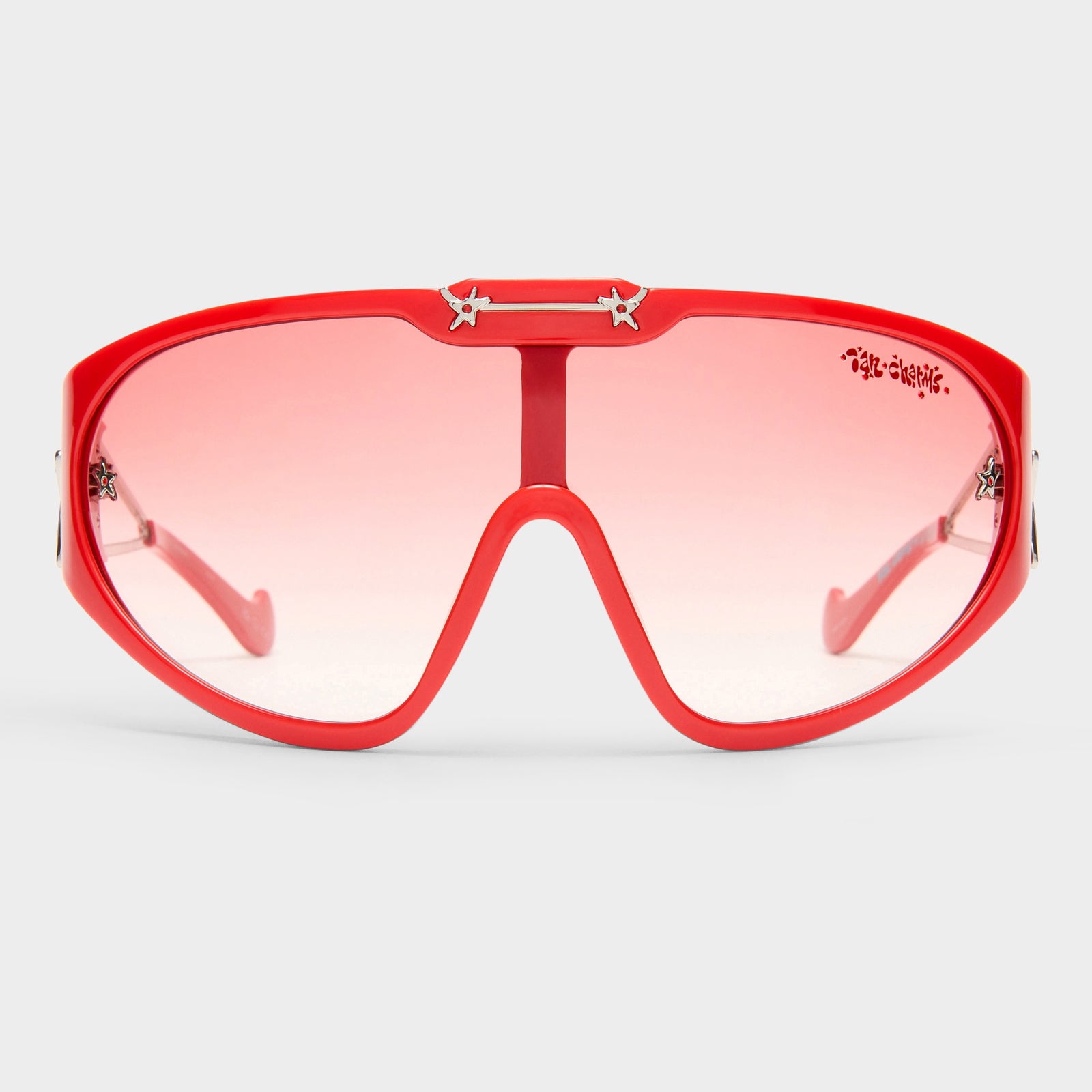 Nepo Baby Flame Red Uni-Sex Shield Sunglasses | Le Specs
