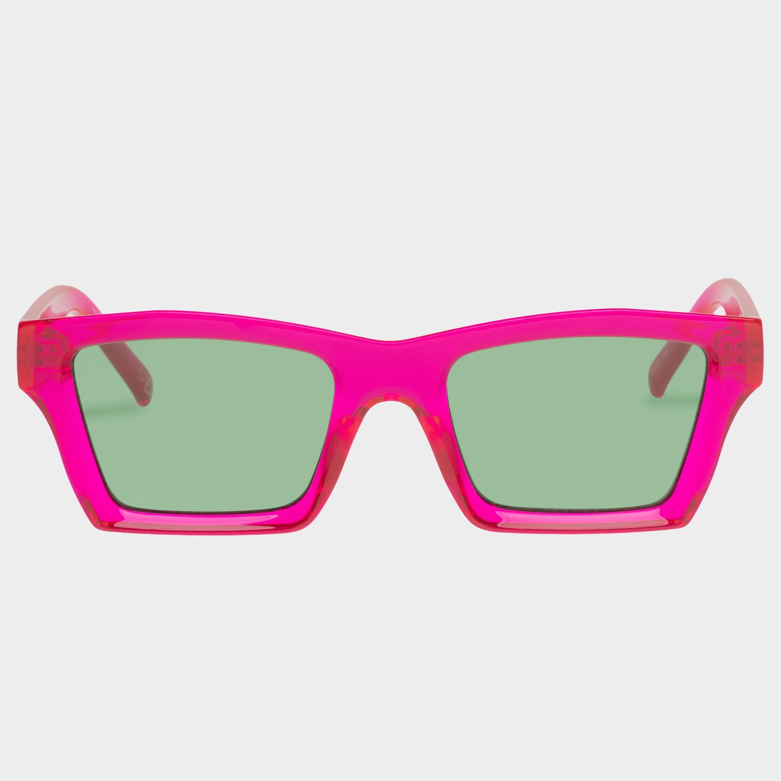 Something Hyper Pink Uni-Sex D-Frame Sunglasses | Le Specs