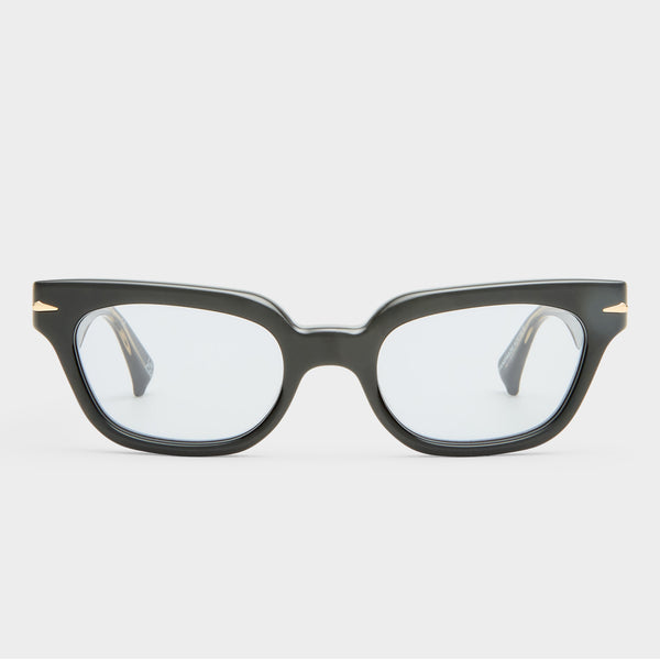 Numero Tres Obsidian Black Uni-Sex D-Frame Sunglasses | Le Specs