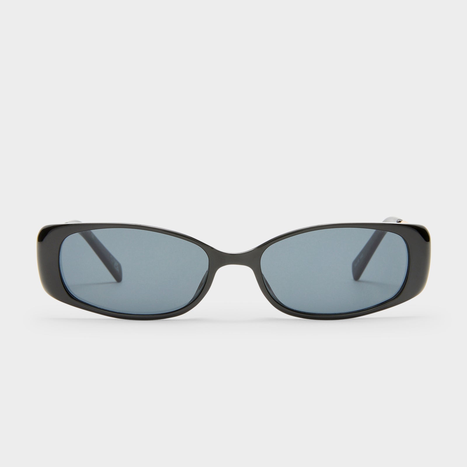 Lil Starlight Black Uni-Sex Rectangle Sunglasses | Le Specs