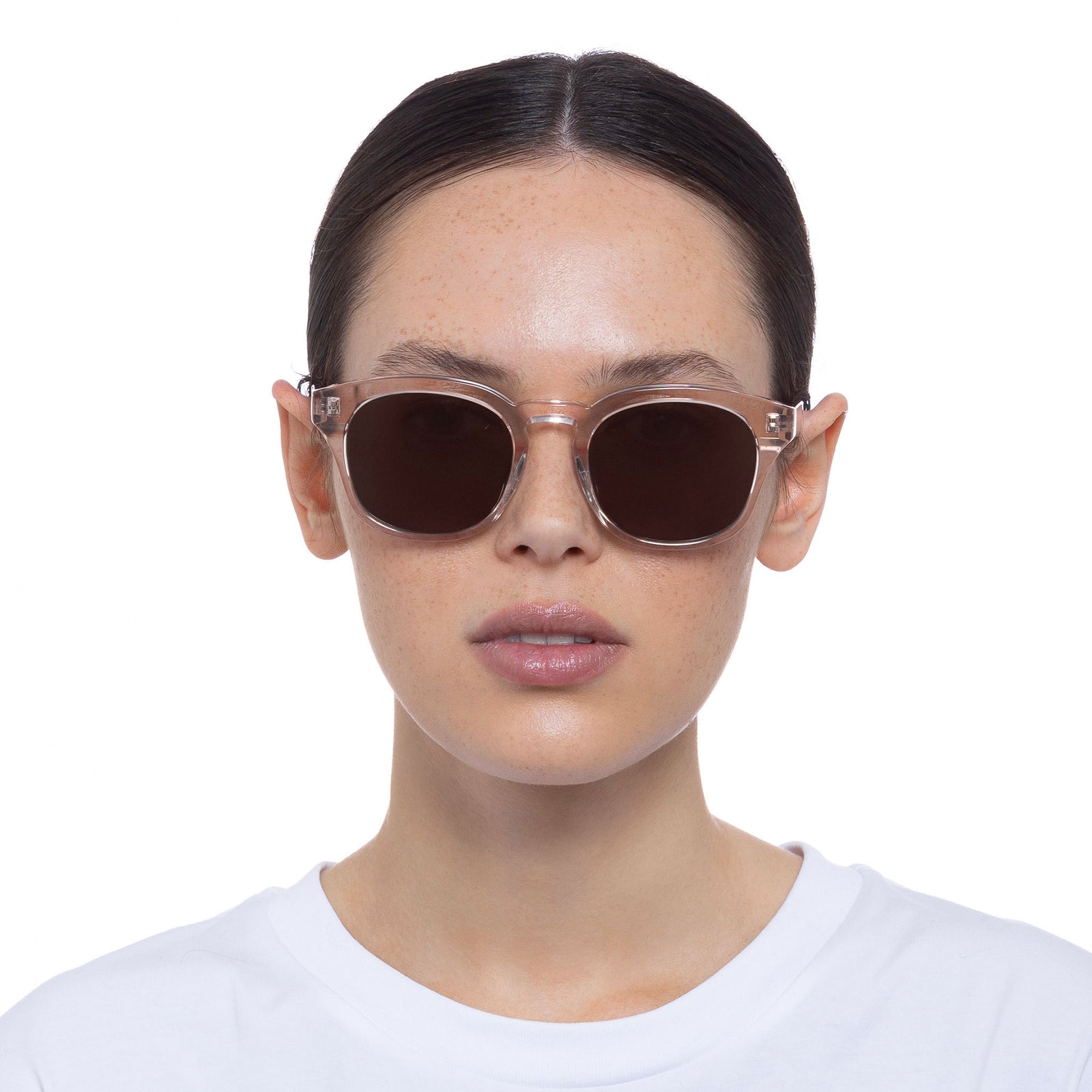 Trentadue Sand Vintage Tort Uni-Sex Round Sunglasses | Le Specs