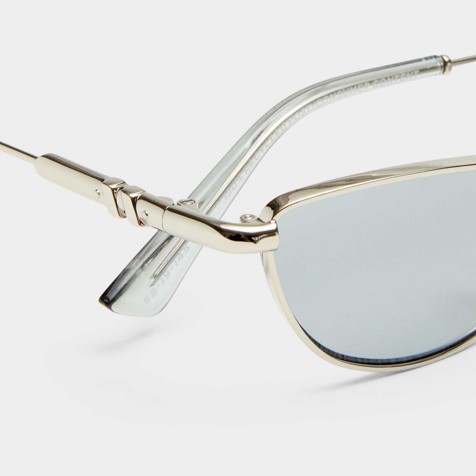 Thorned Silver Uni-Sex Oval Sunglasses | Le Specs