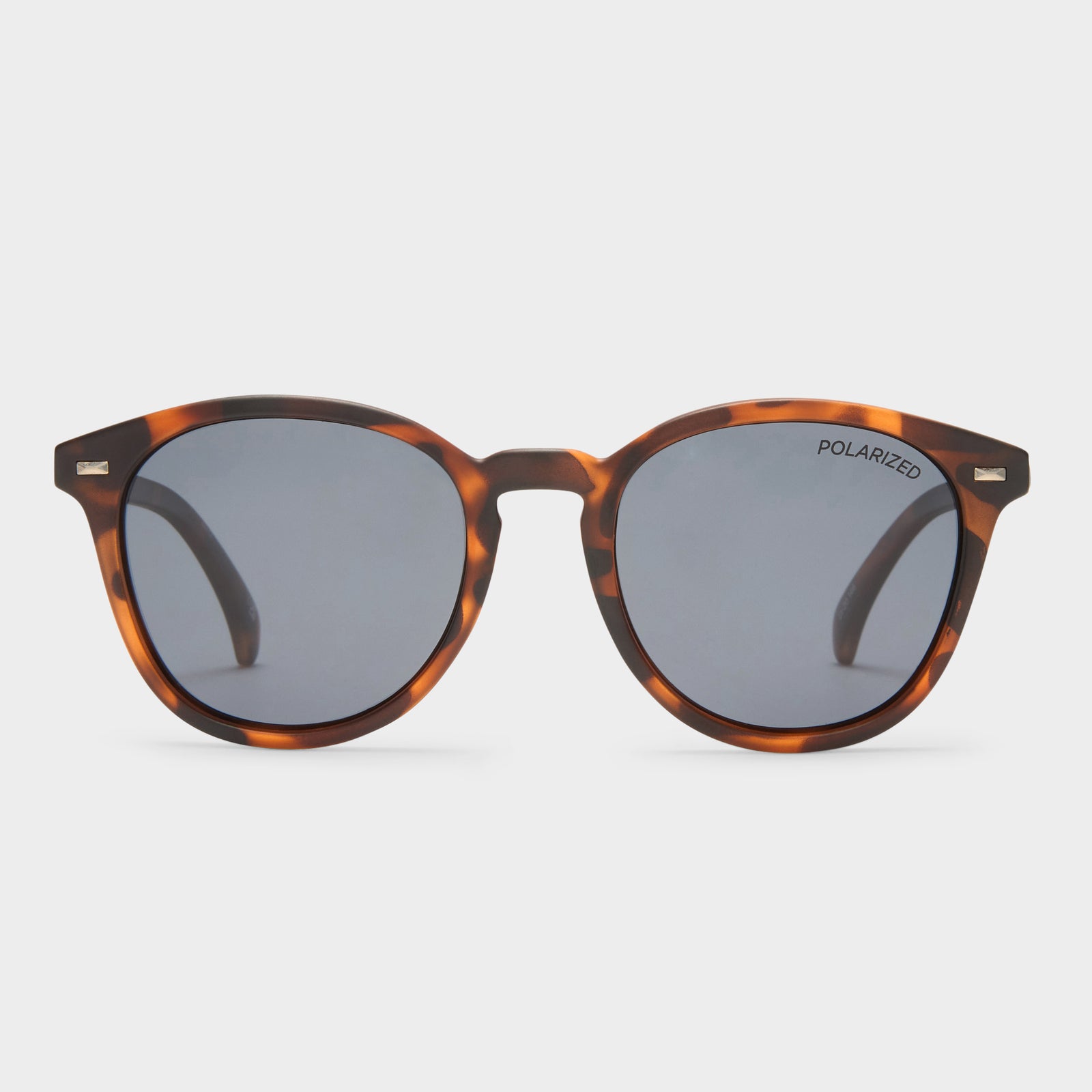 Bandwagon Matte Tort Uni-Sex Round Sunglasses | Le Specs