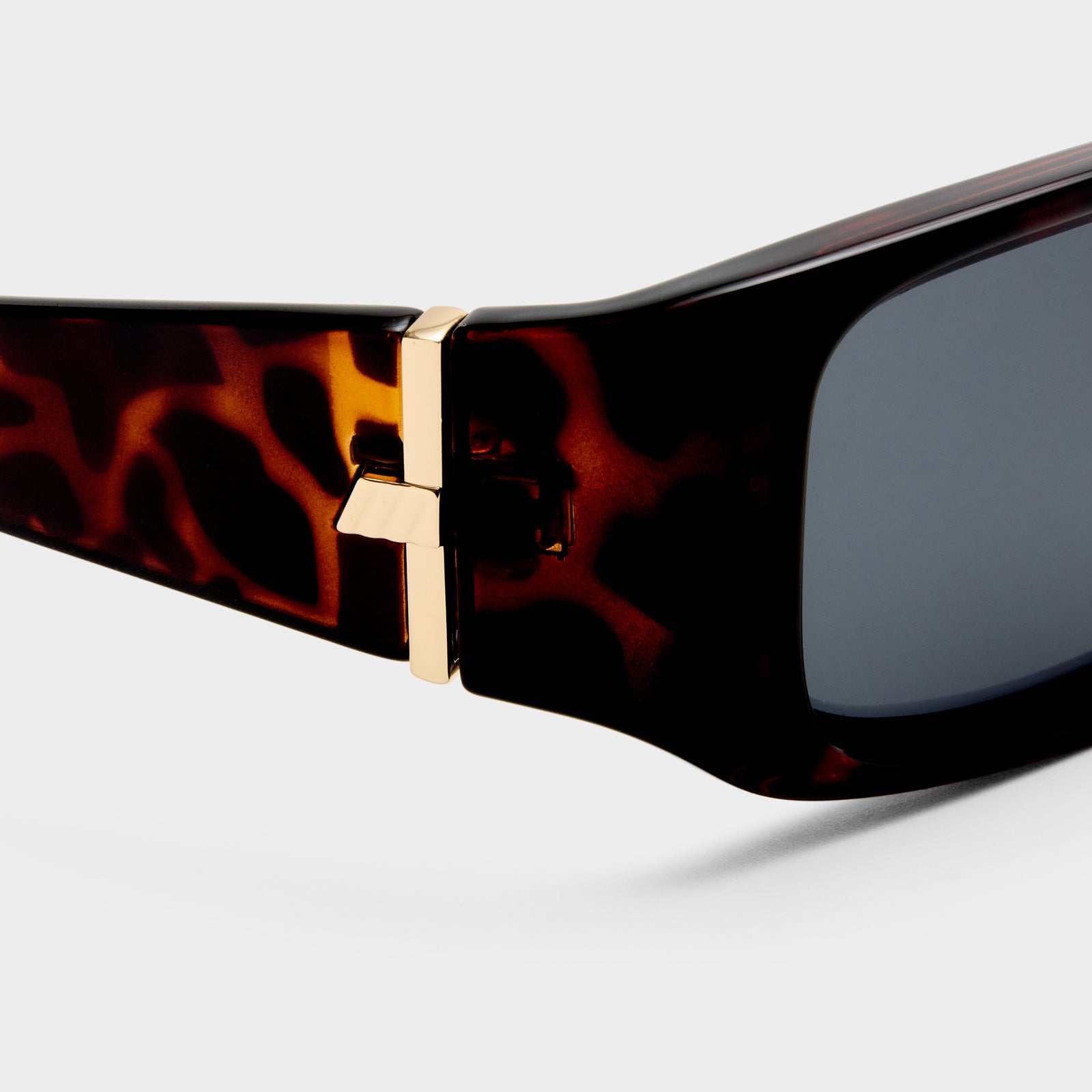 Du Jour Tortoisehell Uni-Sex Rectangle Sunglasses | Le Specs