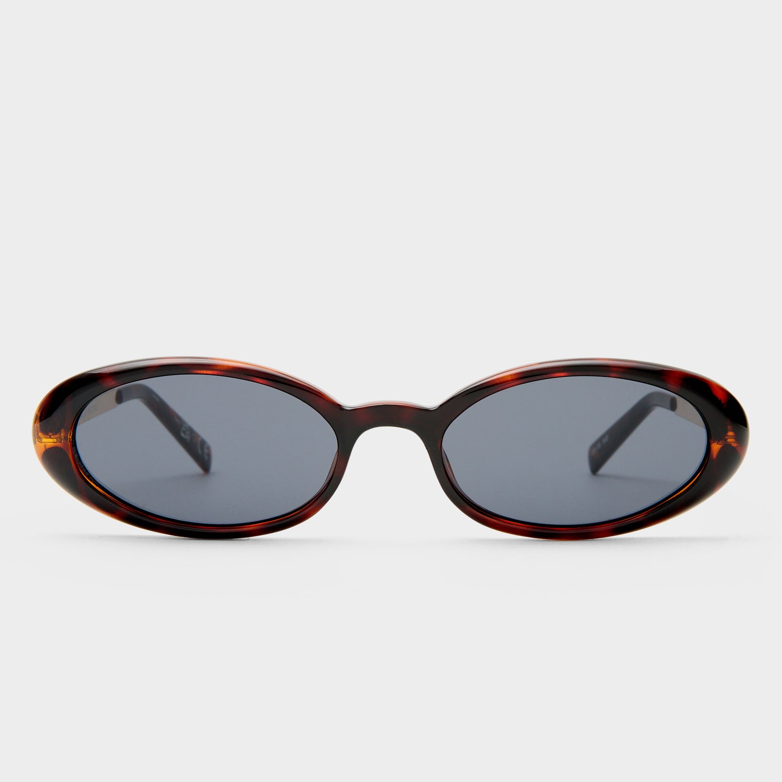 Magnifique Dark Tort Female Oval Sunglasses | Le Specs